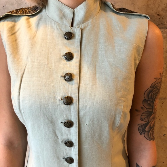 Betty Rubin  button down dress size 4 vintage - Picture 4 of 16